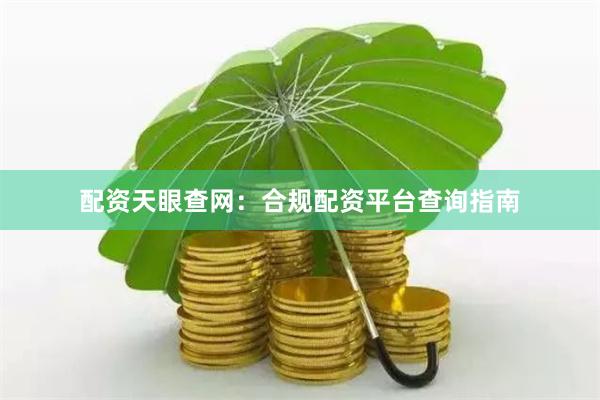 配资天眼查网：合规配资平台查询指南